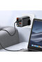 شاحن حائط A138 GaN PD67W مع كابل USB-C مدمج وثلاثة مخارج (USB-C + USB-A + كابل USB-C) - قابس بريطاني - 3