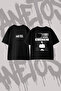 Eminem_4 Design Printed Oversize Crew Neck T-Shirt Black
