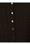Vizyon New Season Hair Braid Patterned Women's Knitwear Cardigan - 2