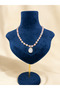 Leyan Natural Stone Pink Quartz Natural Stone Special Design Necklace Women's Luxury - 2