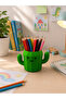 Decorative Cactus Pen Holder – 3D Printed Cute Desktop Organizer - 3