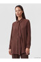 Trendlucky Striped Women's Shirt Tunic with Tie Detail