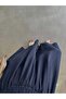 Elastic Waist Modal Fabric Skirt with Side Pockets - 3