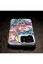 Samsung Galaxy A51 Compatible Silicone Edge Hard Back Case Couple Phone Case with Floral Pattern - 6