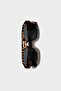 Vasta Women's Sunglasses Oversize Large Glass Leopard Patterned 55 Ekartman Double Bridge Modern - 4