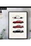 30x45 cm Gallery Wrapped Porsche 911 Evolution Canvas | Classic Sport Car Wall Art | Ready to Hang Cotton Canvas - 2