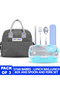 -Insulated Lunch Bag with 304 Stainless Steel Bento Lunch Box – 4-Compartment Leak-Resistant Food Container with Stainless Steel Cutlery Set - 2