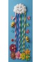 Elastic Door Decoration, Fabric Door Dressing, Cloud and Rainbow Themed, Classroom Door, School Event Door Decoration - 2