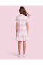 Senior Girls White And Pink Striped Polo Dress - 4