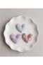 3-Piece Hairless and Low-Hair Baby Hairpin Set - Korean Style Pastel Floral Pattern Heart