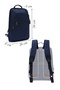 حقيبة ظهر D-Pack باللون الأزرق للجنسين 26SBD30296F - 2