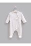 100% Cotton Rose Girls' Jumpsuit Ecru