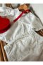 Girls' Cotton Festive Embroidered Lined Shorts and Blush Set - 2