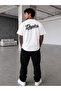 Printed Unisex 0Versize Combed Cotton Short Sleeve T-Shirt - 5