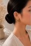 Flower Garden Earrings (Gold Color) - 2