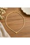 Lunavera Heart Detailed 316L Stainless Steel Zircon Stone Elegant Gift - 2