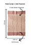 2-Layered Striped Tasseled Multi-Purpose Muslin Peshtemal Beach and Bath Peshtemal 100 X 170 cm - 2