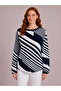 Women's Striped Knit Sweater - Comfortable and Stylish