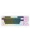 Everest Kb-98 Silent Tkl Gray Blue-White Rainbow Q Membrane Keyboard