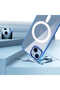 iPhone 13 Case Magsafe Transparent Back Face Camera Raised Silicone Vrdr - 2