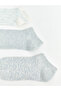 Alita City Lcw Dream Ecru Patterned 5-Piece Pack Women's Booties Socks with a Difference - 2