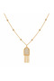 Norelia Tassels with Stones Women's Necklace 316L Stainless Steel Elegant Gift Necklace - 3