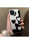 حافظة هاتف متوافقة مع هاتف iPhone 12 Pro Max مصنوعة من السيليكون بحافة صلبة وخلفية صلبة على شكل قلب - 3