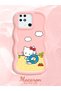 Redmi 10C Compatible Case Camera Protector Pink Silicone Couple Phone Case Kitty Pattern - 2