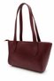 Women's Burgundy Shoulder Bag Zippered Daily Hand and Shoulder Bag - 4