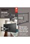 Vogel's TVM 5645 full-motion ultra-thin TV wall bracket for 40 43 45 50 55 60 65 70 75 77 inch TVs, Max. 99 lbs, Swivels up to 180°, Full-motion TV mount, Universally compatible, Black - 2