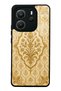 Xiaomi Redmi Note 14 4g Ivory Ottoman Gold Design Glossy Phone Case