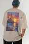 Casablanca Morocco Beige Oversize Country City Back Printed Unisex T-Shirt 100% Cotton Premium - 6