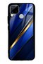Realme C15 Sapphire Gold Edge Design Glossy Phone Case