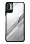 Xiaomi Redmi Note 10 5g Silver Titanium Edge Design Glossy Phone Case
