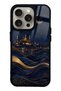 iPhone 15 Pro Golden Crescent Bosphorus Design Glossy Phone Case