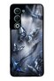 Oppo A5 5g Midnight Chrome Glossy Phone Case with Butterfly Design