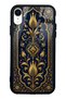 iPhone Xr Sapphire Ottoman Gold Design Glossy Phone Case