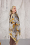 Summer Garden Series Patterned Cotton Soft Shawl Women's Colorful Shawl - 5