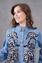 Women's Sequin Embroidery Detailed Shirt and Jeans Set - 6