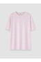 Lcwaikiki Curve Pink Plus Size Women's T-Shirt - 5