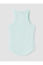 Lcw Vision Turquoise Halter Neck Beaded Embroidered Women's Tank Top - 3