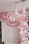 Pink White Transparent Balloon Set 20-Piece 11 Inch Baby Shower Birthday Party and Special Occasion Decoration Balloons Decor - 2