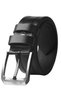 Black 100% Genuine Leather Men's Sports Belt – Easy-To-Shorten Original Leather Belt 2602684 - 5