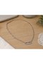 316L Stainless Steel Geometric Ring Chain Necklace – Modern Design Women's Necklace - 2