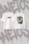 Kendrick Lamar Grammy Design Back Printed Cotton White Oversize T-Shirt
