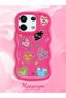Poco X6 5g Compatible Case Camera Protector Red Silicone Couple Phone Case Heart Pattern - 2