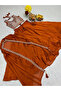 Orange Rangoli Silk Choli Lehenga & Dupatta - FFT7440 | Orange-Size:(S-36-Inches) - 7