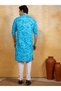 Mens Bandhani Printed Cotton Kurta Set - 2