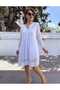 Sirt Chiffon Italian Dress White