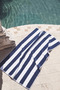 3-Pack 100% Cotton Large Size Soft Quick-Drying Striped Beach Bath Towel Unisex 75X150 - 3